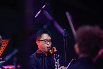 Yoshiaki Onishi (clarinet) — photo © 2022 by Chiwi Giambirtone
