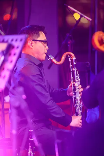 Yoshiaki Onishi (clarinet) — photo © 2022 by Chiwi Giambirtone